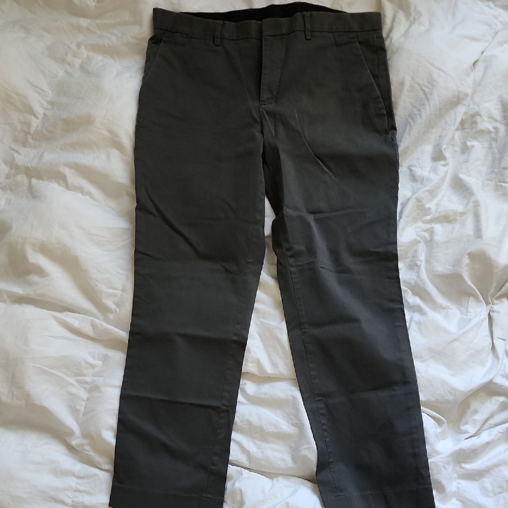 Express Gray Chinos Tailored Fit